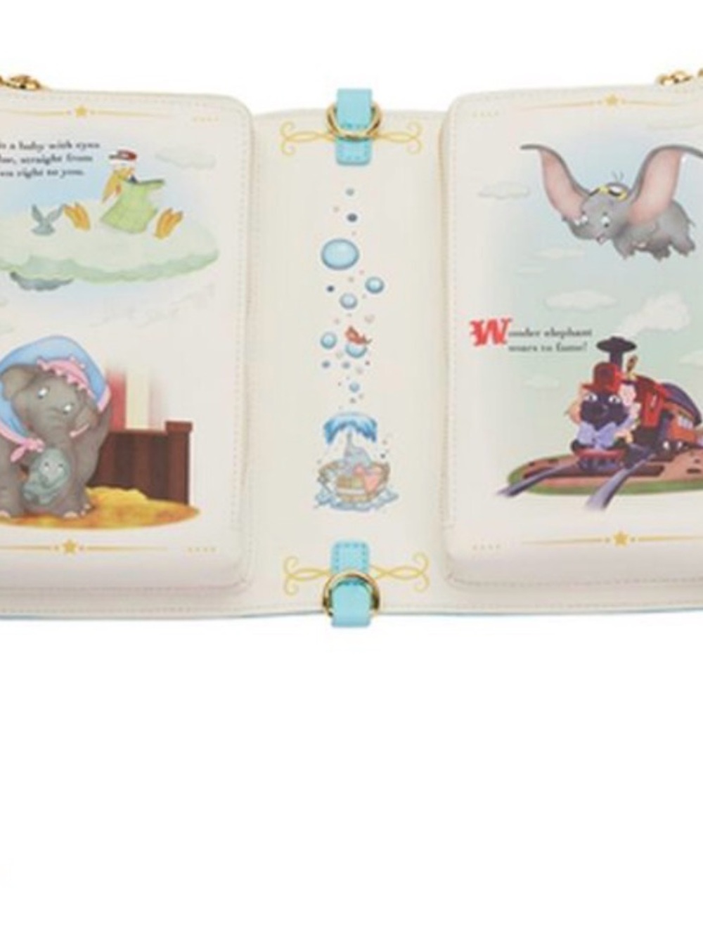 Loungefly Disney Dumbo Book Series convertible crossbody bag $85 - Picture 7 of 13